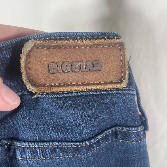 Big Star 1974 Alex Mid Rise Skinny Stretch Denim Blue Jeans Size 29L - Picture 3 of 8